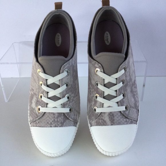 Dr. Scholls Jam Session Slip Ons 7.5 Gray white Lightweight - Picture 3 of 7